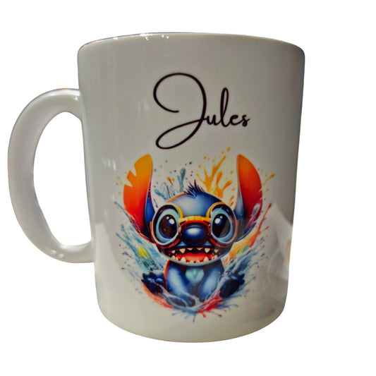Mug personnalisé Stitch – Tasse personnalisée en sublimation