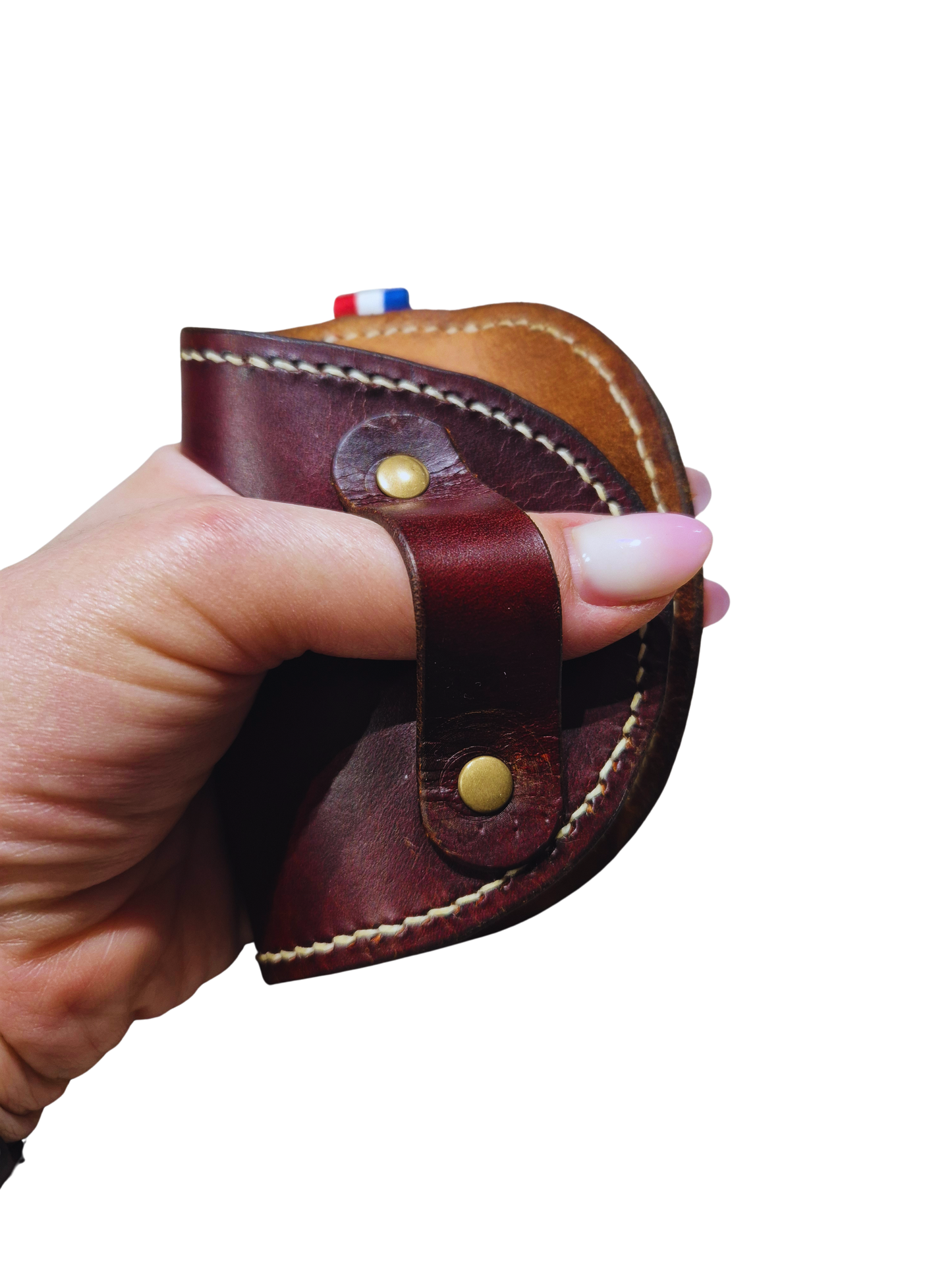 Gant à huître en cuir artisanal