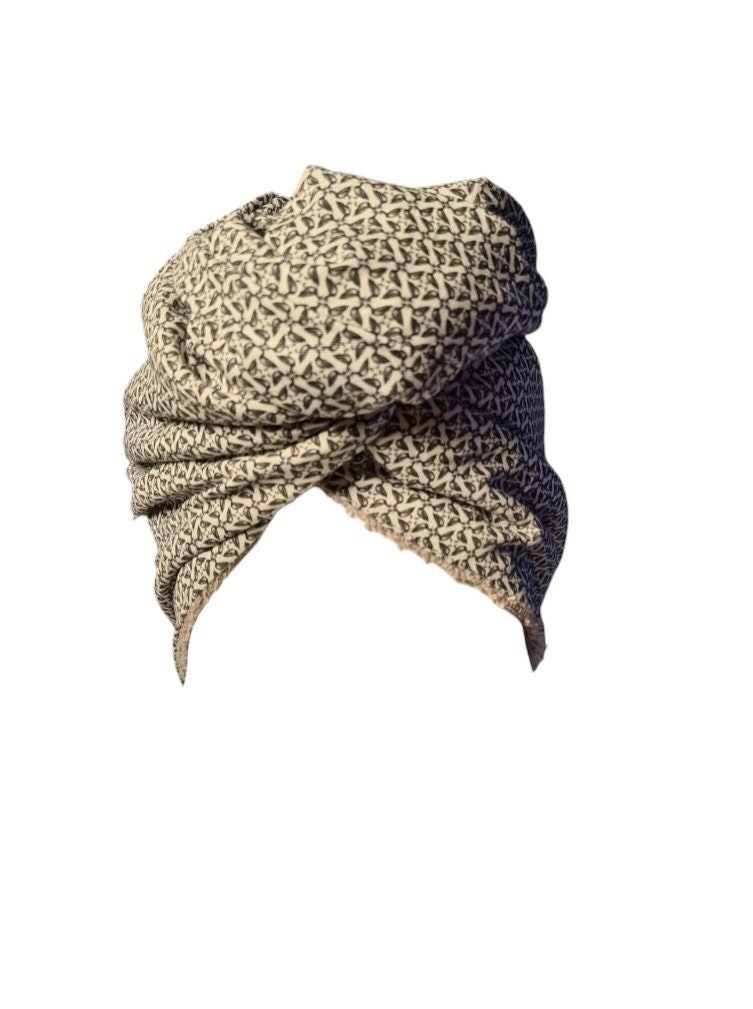 Serviette pour cheveux en tissu – Fabrication artisanale